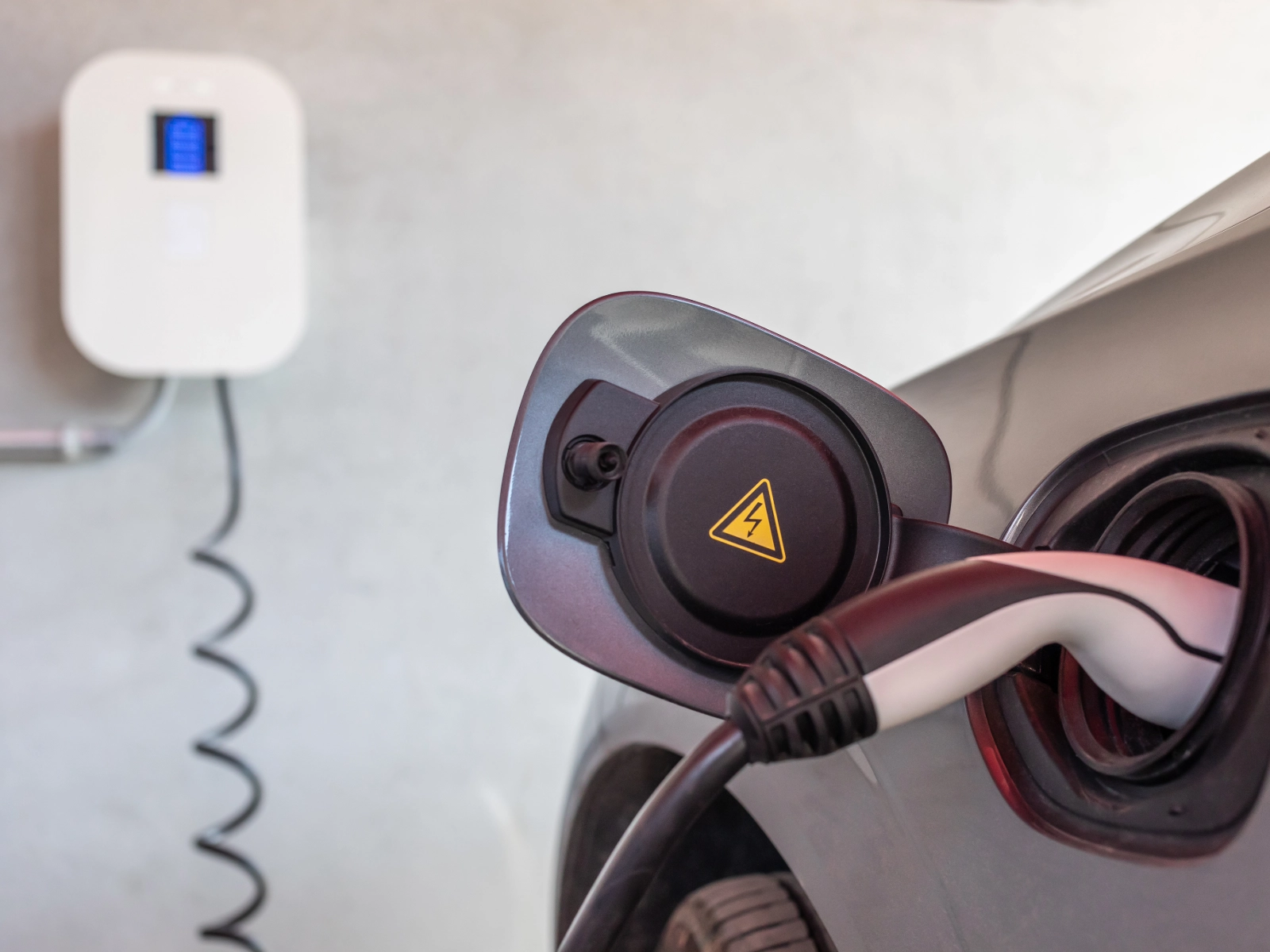 Privater Ladepunkt bzw. Wallbox für Elektrofahrzeuge.