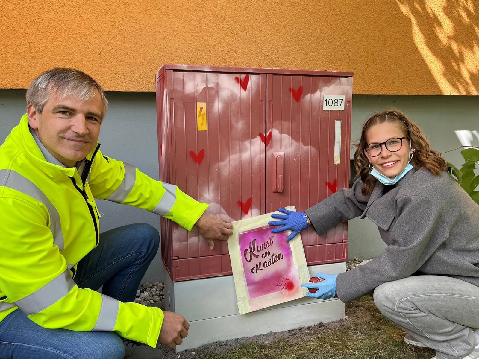 Kunst am Kasten ist ein kreatives Projekt der Stadtwerke Jena Netze. 