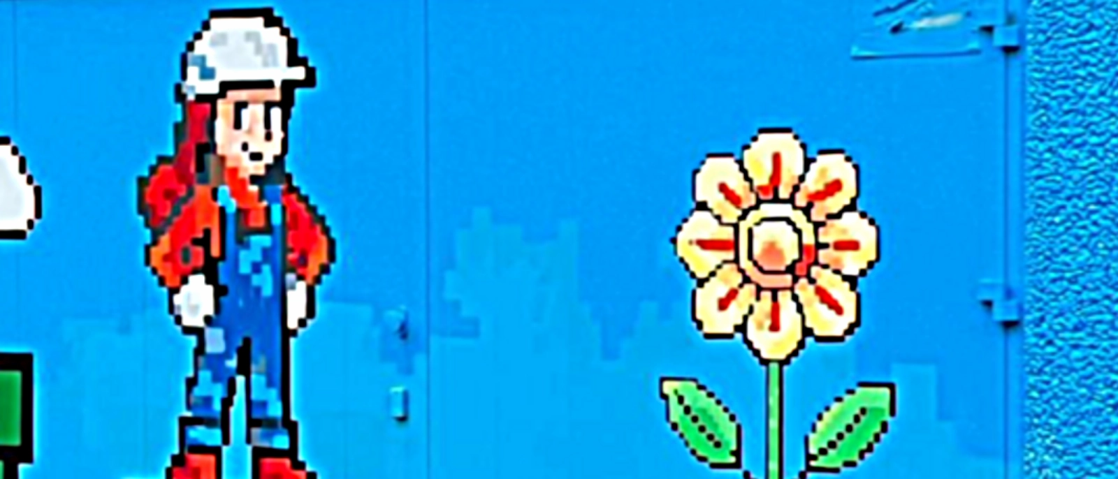 Eine der künstlerisch gestalteten Gasregelstationen durch die Stadtwerke Jena Netze