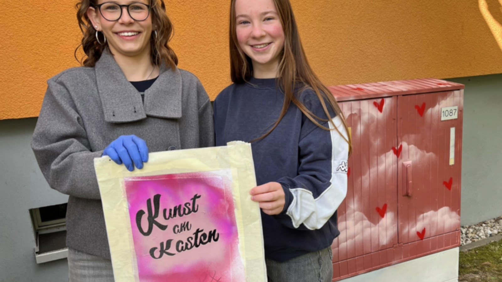 Im Rahmen des Projektes gestalteten Schülerinnen und Schüler Stromkästen